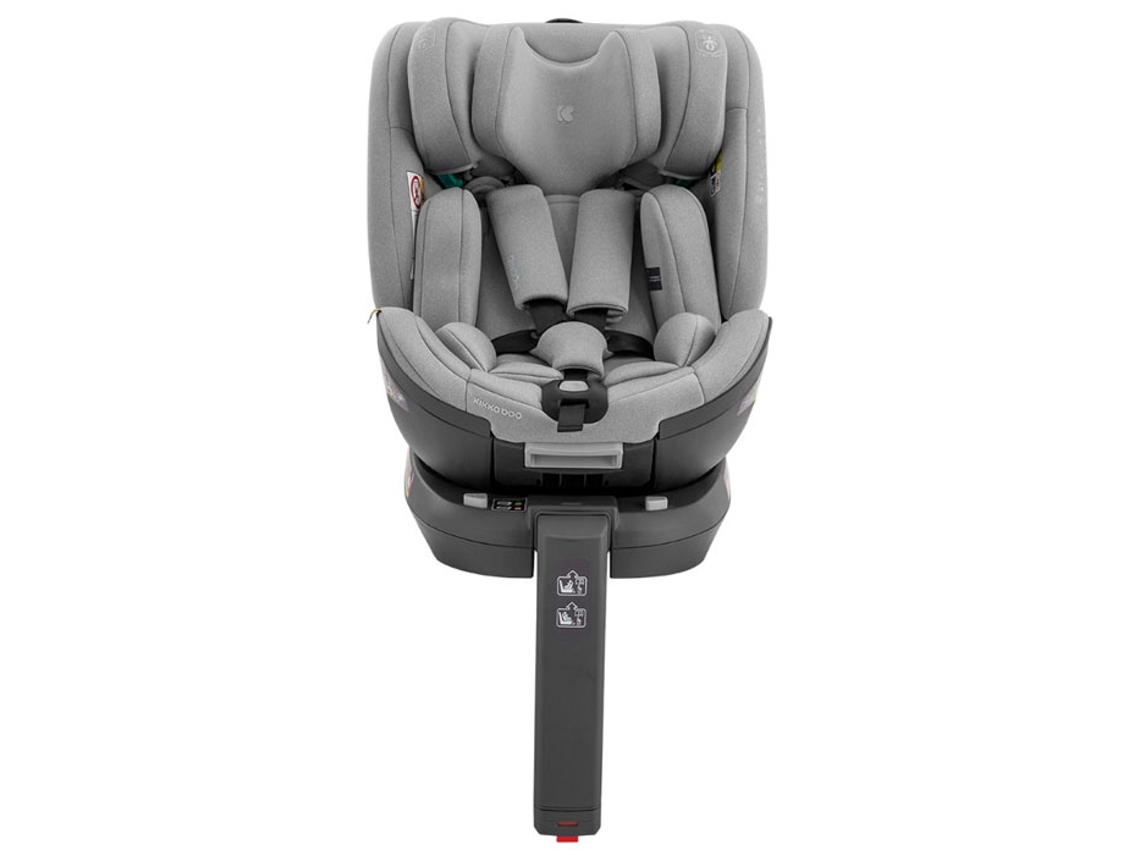 Cadeira auto KIKKA BOO i-Conic i-SIZE 40-150cm cinzento claro