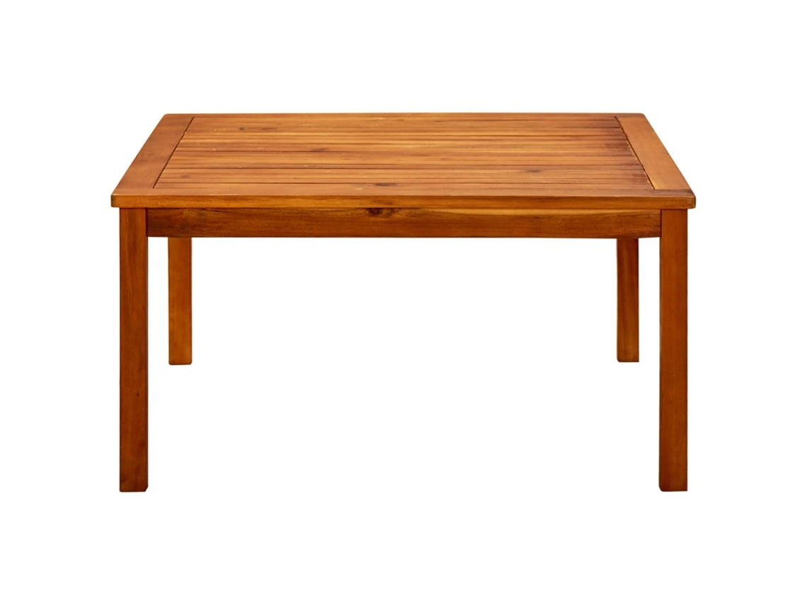 Mesa de Centro Jardim 85X85X45 Cm Madeira de Acácia Maciça NONAME