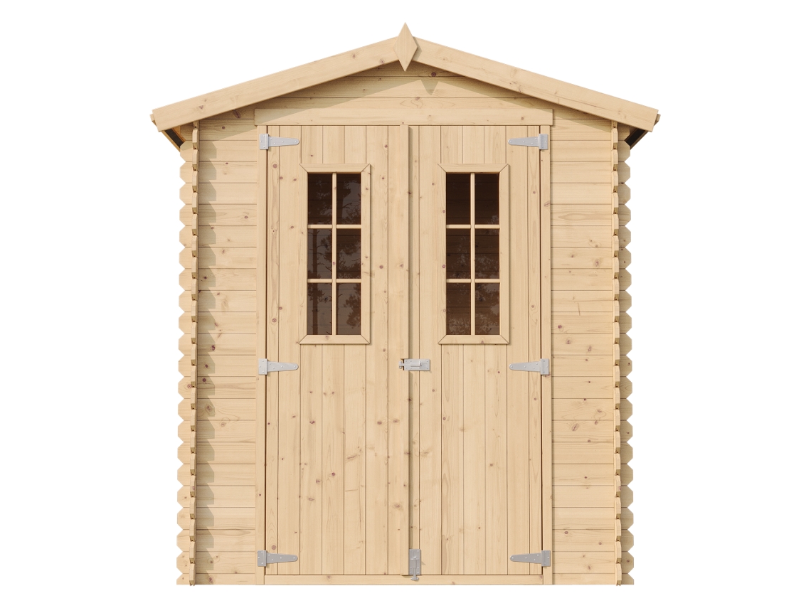 Galpão De Madeira Com Chão Impregnado 1,98 M² H218 X 196 X 136 Cm Timbela M367cm367g