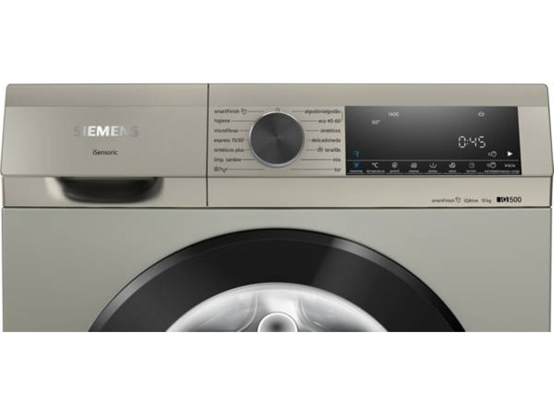 Máquina de Lavar Roupa SIEMENS WG54G2ZYEP (10 kg - 1400 rpm - Inox)