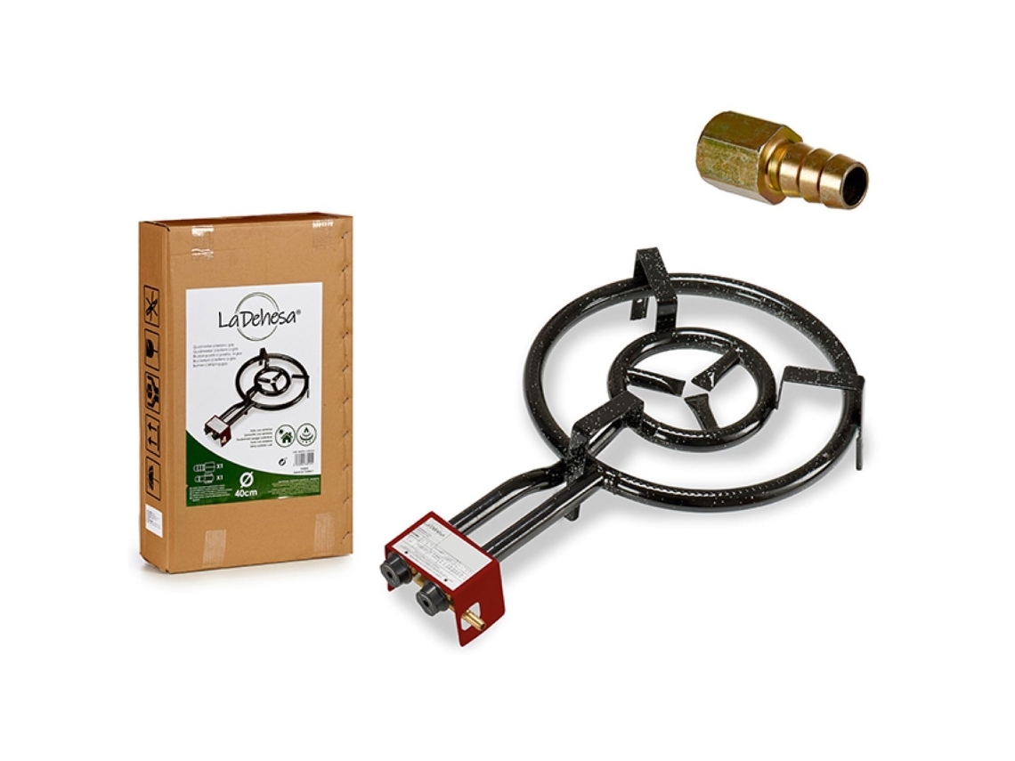 Fogão para Paellas Preto Ferro Ø 50 cm