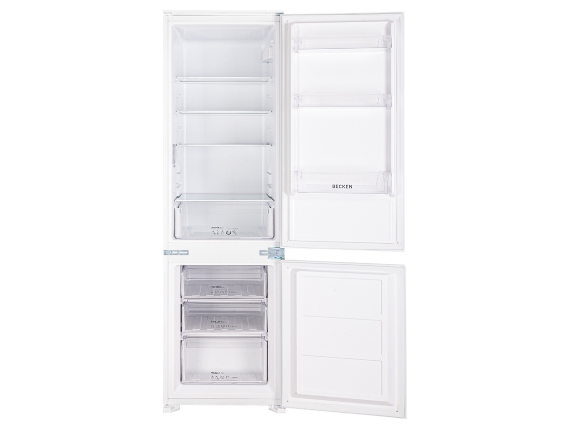 Frigorífico Combinado Encastre BECKEN COMBI BBIC2341N2 (Estático - 177 cm - 250 L - Branco)