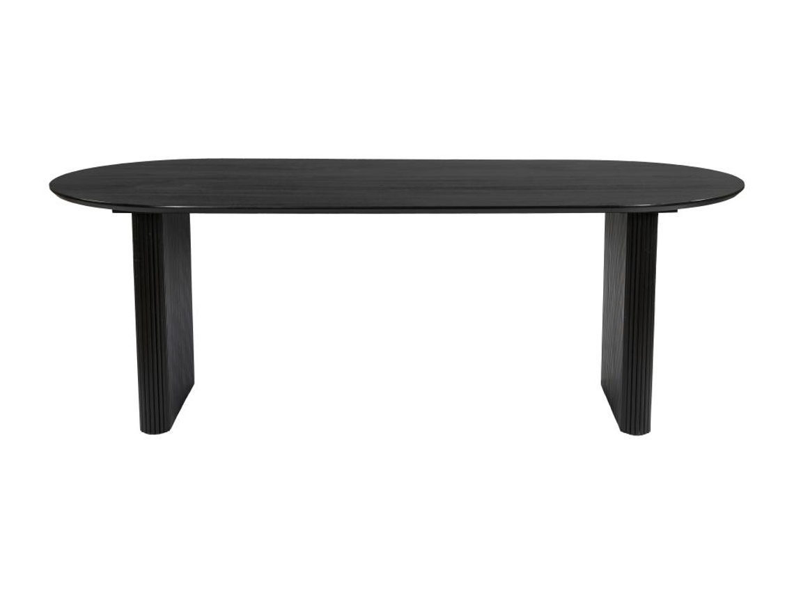 Mesa de Jantar para 8 Pessoas em Madeira de Manga Preta Balimela VENTE-UNIQUE