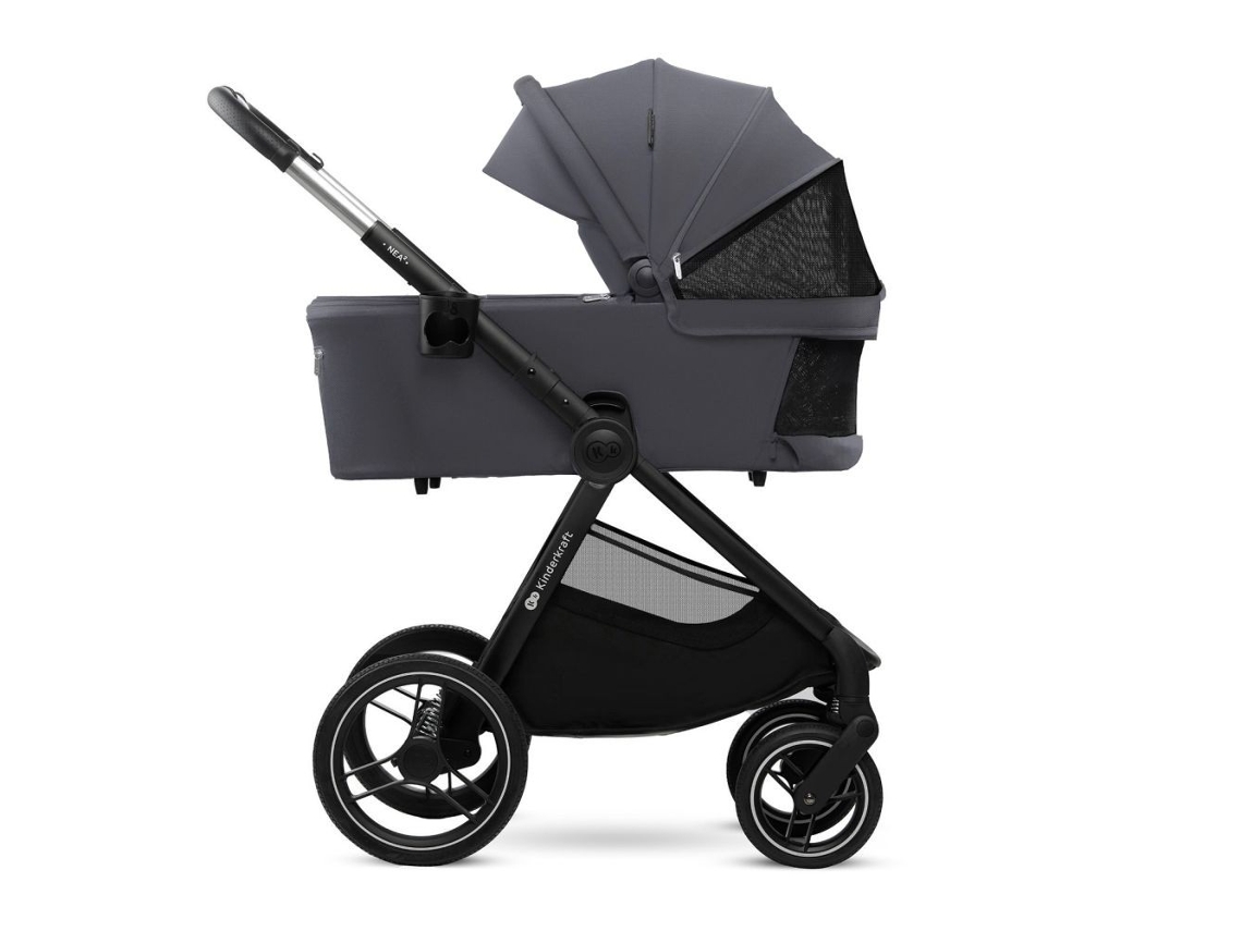 Carrinho de bebê Kinderkraft NEA 2 duo até 22 kg Cinza escuro