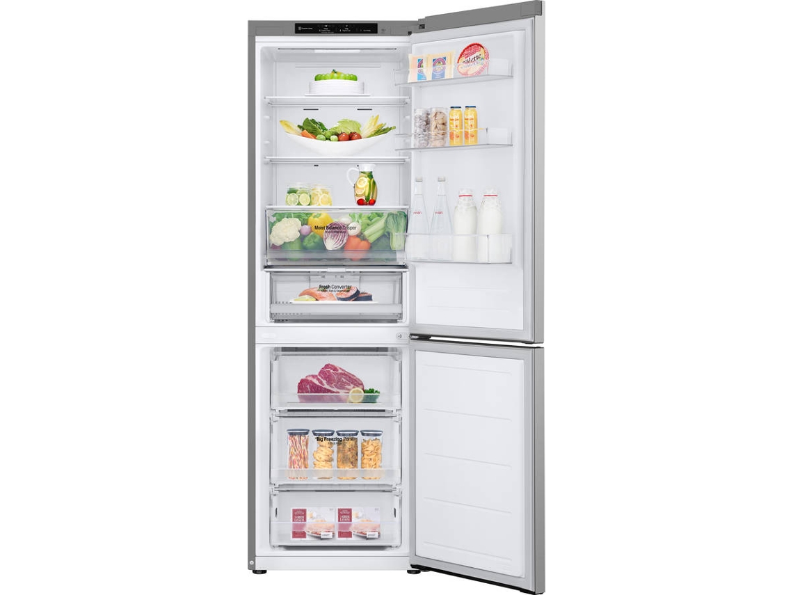 Frigirífico Combinado LG GBV3100CPY (No Frost - 186 cm - 344 L - Cinzento)
