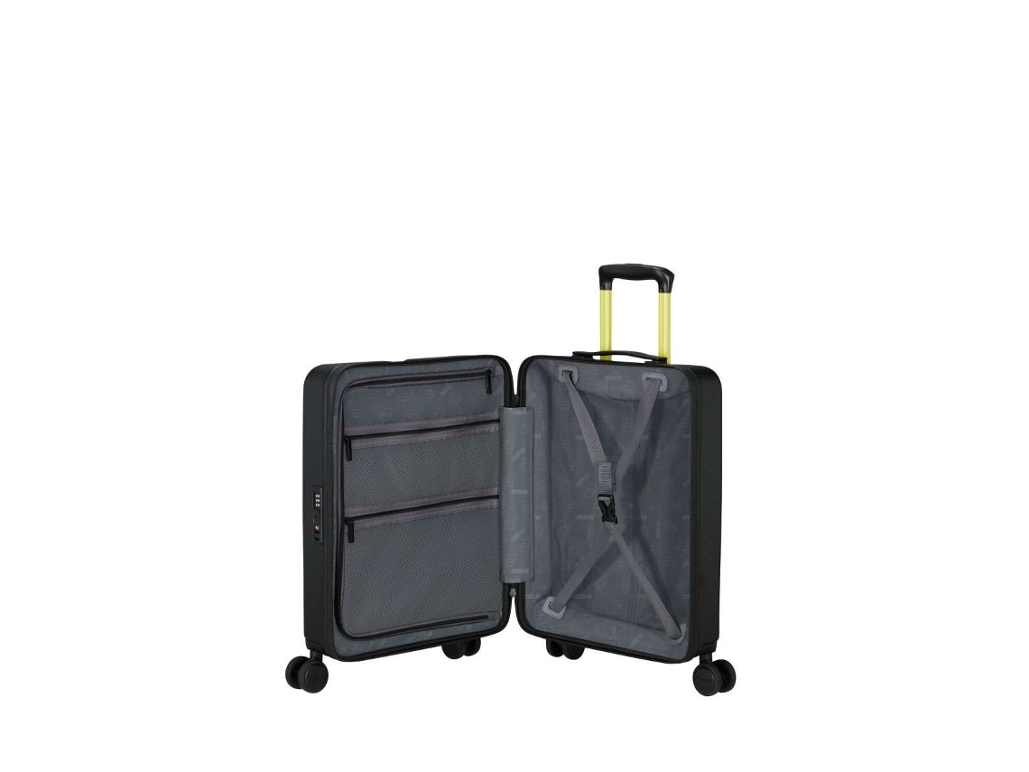 Mala De Cabina Trailon 55cm 4 Rodas em Preto 36l American Tourister