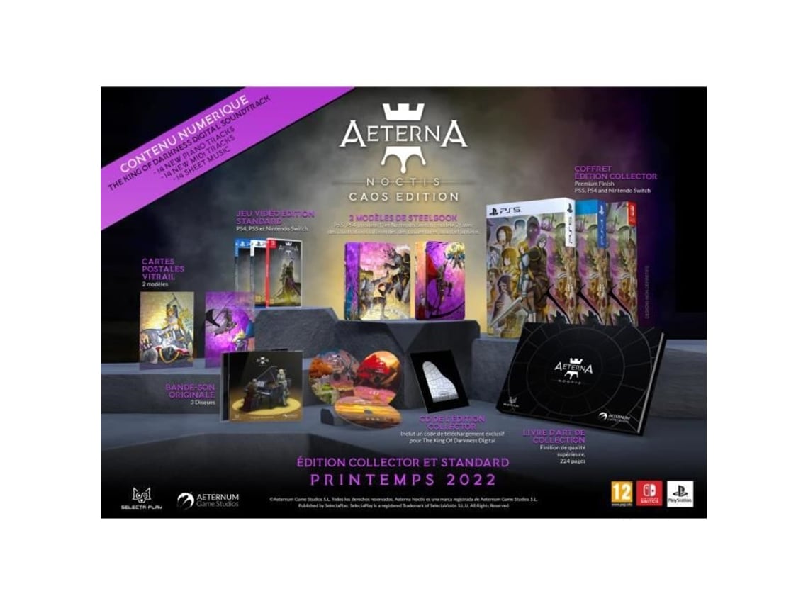 Jogo Aeterna Noctis Caos Edição  Ps5