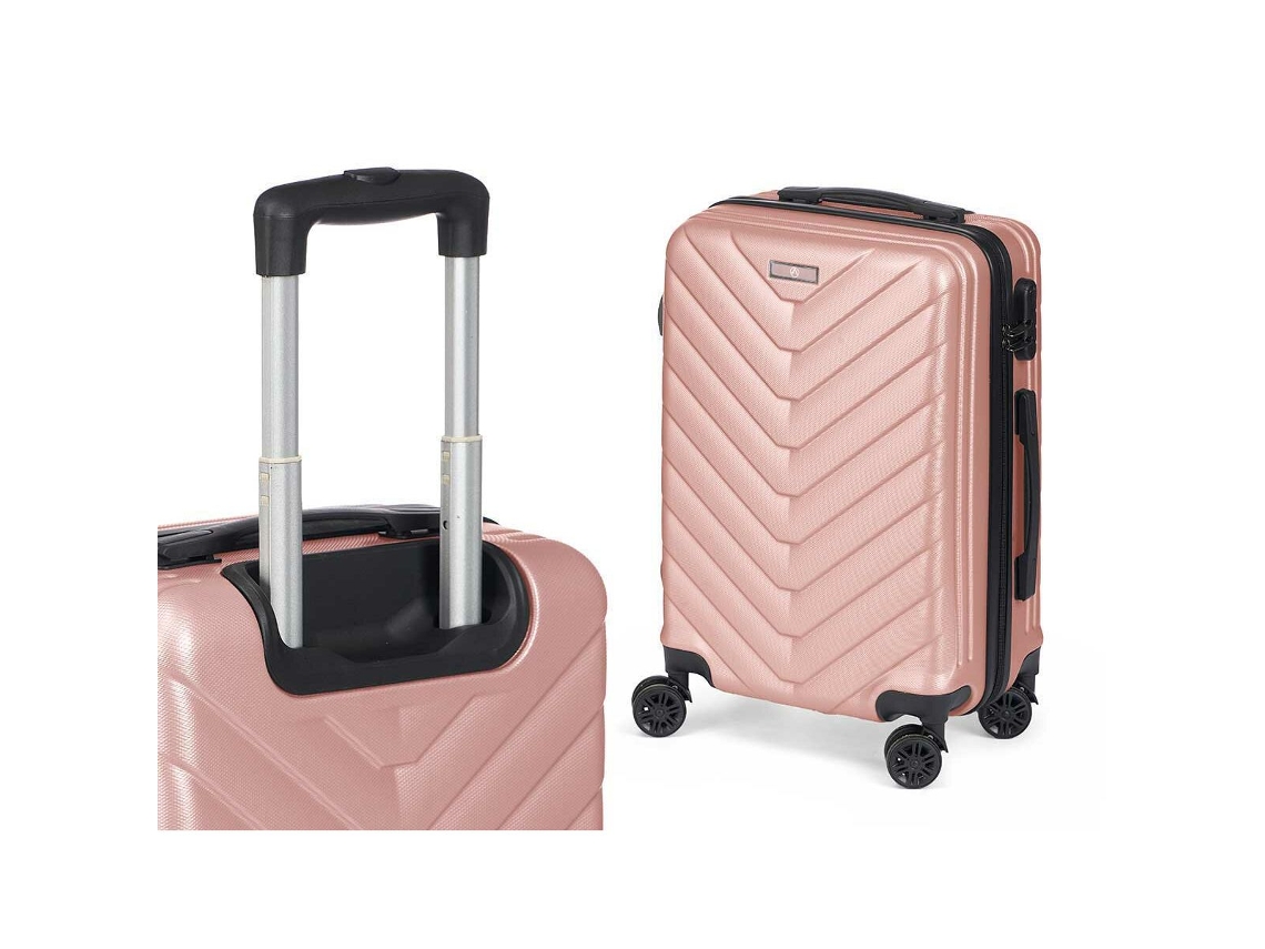 Conjunto de Malas Cor de Rosa 3 Peças BIGBUY HOME