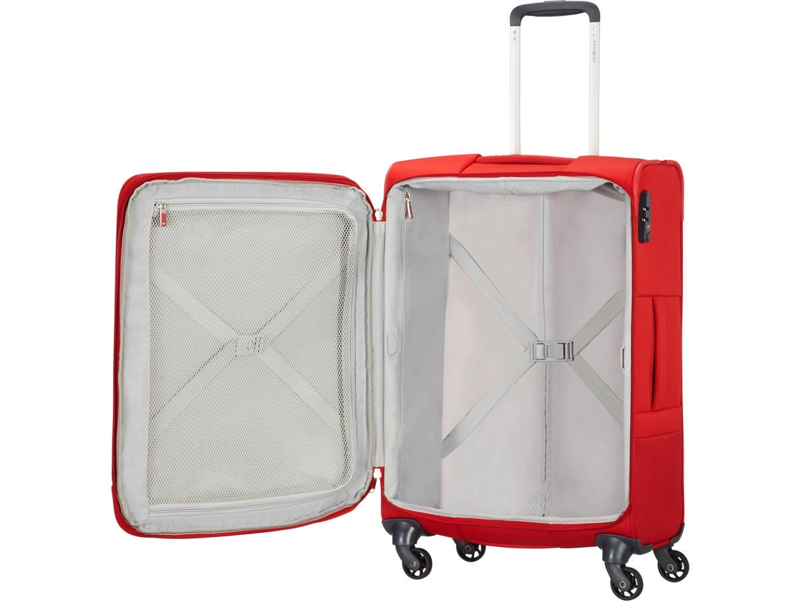 Mala de Viagem SAMSONITE BaseBoost 78 (Grande - 4 Rodas - 105 L) em Vermelho