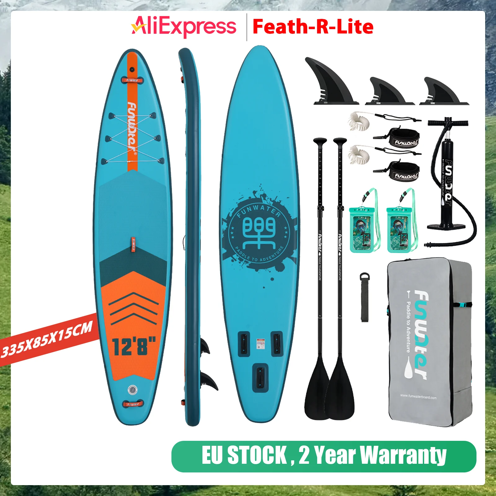 Prancha De Stand Up Paddle, Ultra Estável, Deck Antiderrapante, Supfw41b Oem