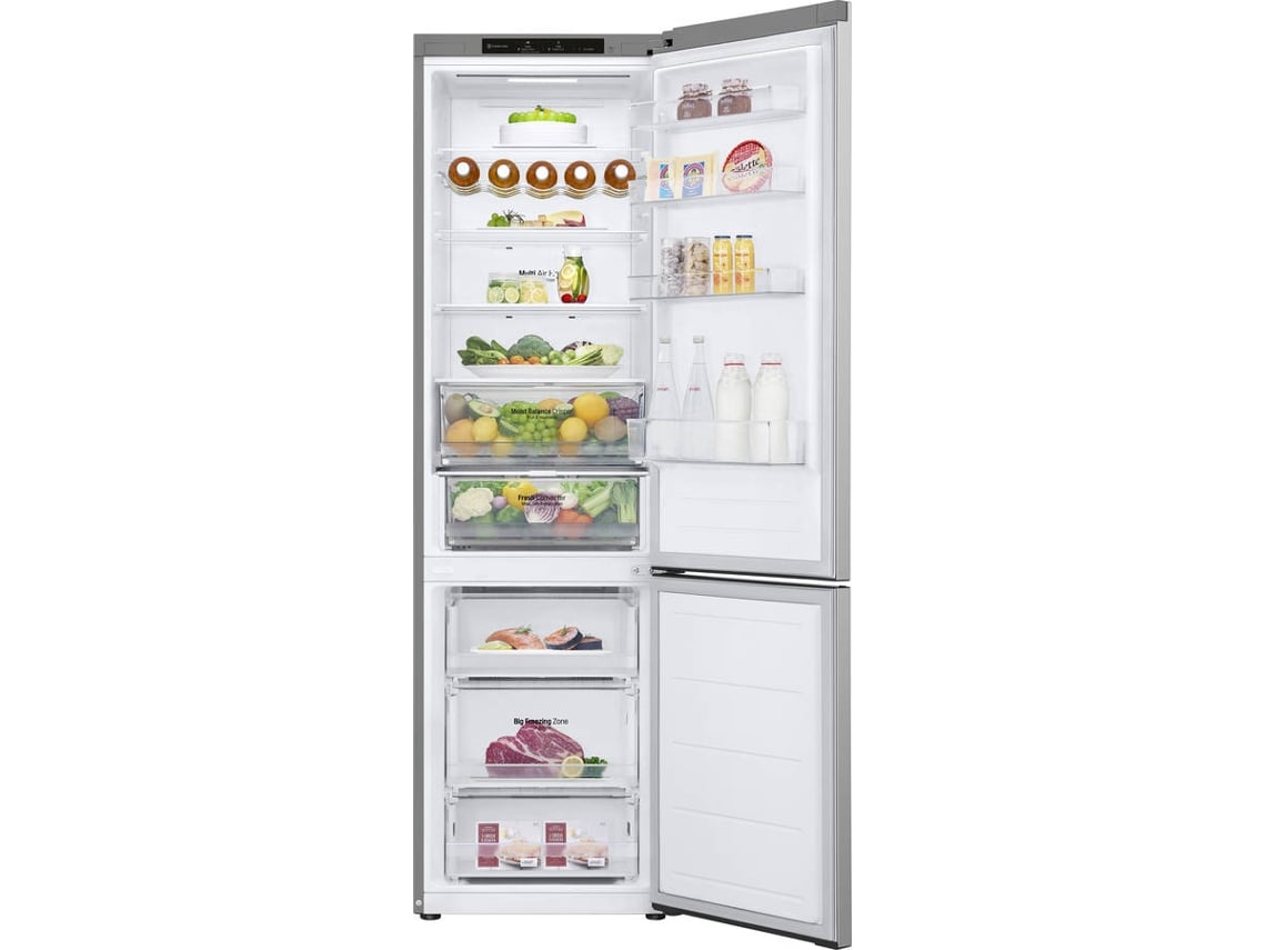 Frigorífico Combinado LG GBV3200CPY (No Frost - 387 L - 203 cm - Inox)