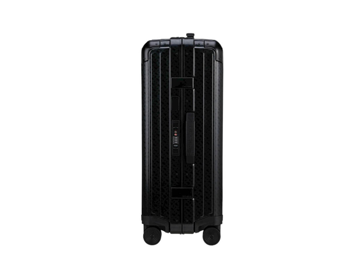 Mala De Viagem / Trolley Grande 76cm 4r Lite Box Alu Boss Preta Samsonite