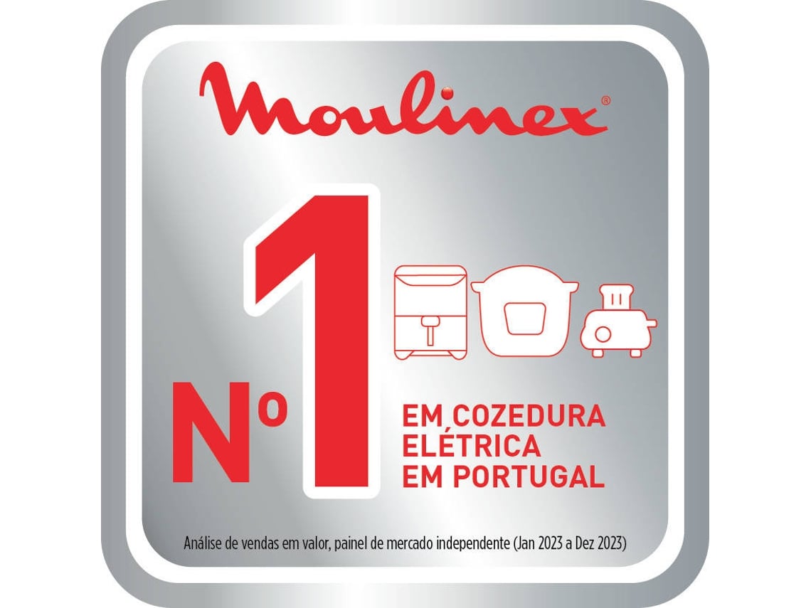 Grelhador de Placas Inteligente MOULINEX Optigrill+ Black GI717810