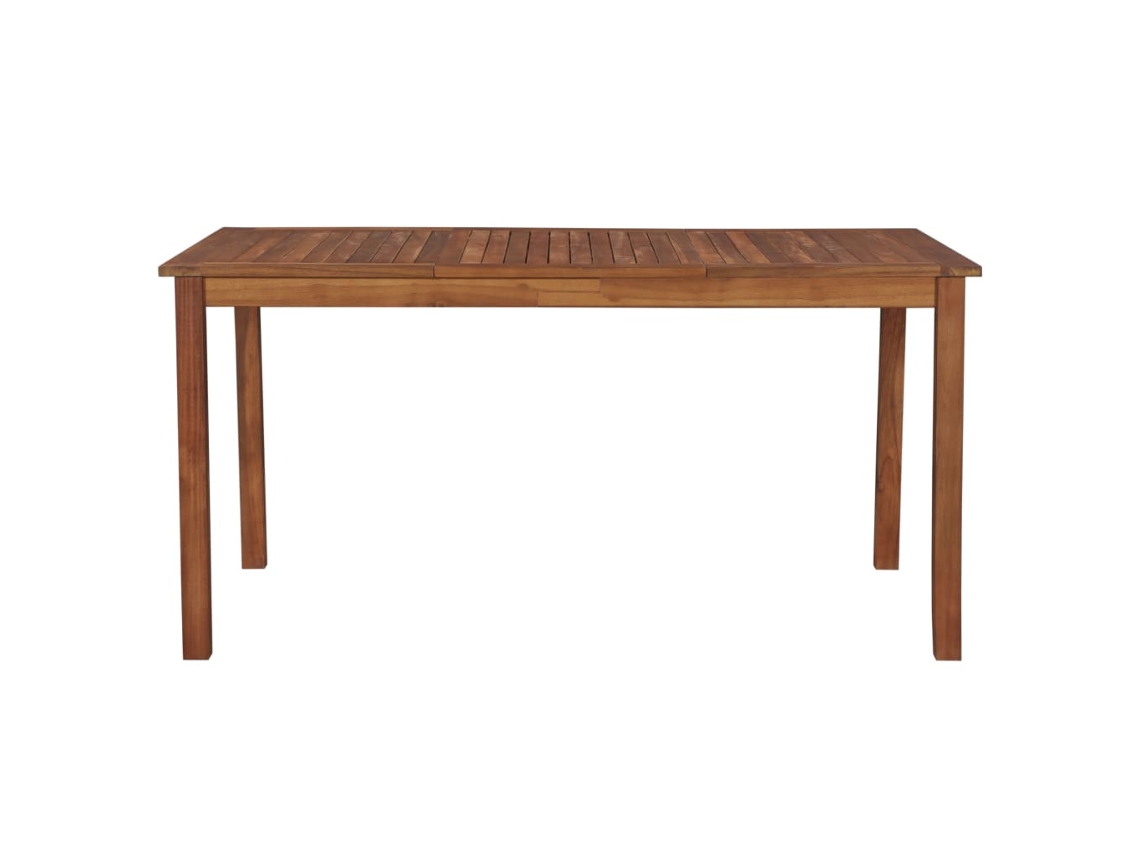 Mesa de jardim VIDAXL Marrom Madeira (150x90x74 cm)