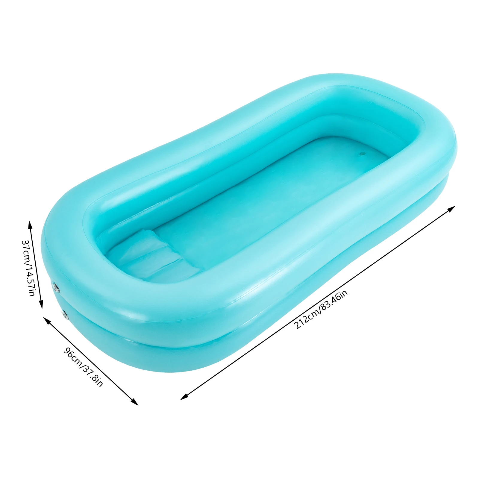 Banheira Inflável, Inflamento Rápido, Pvc De Alta Qualidade, Turquesa Oem