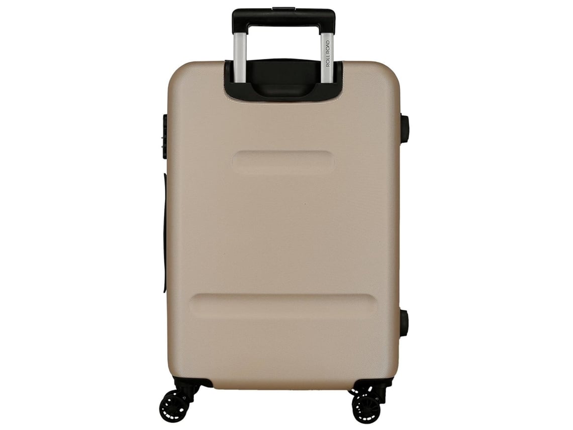 Conjunto de 3 Malas de Viagem ROLL ROAD Flex Champagne (55/65/75cm - 35/56/91L)