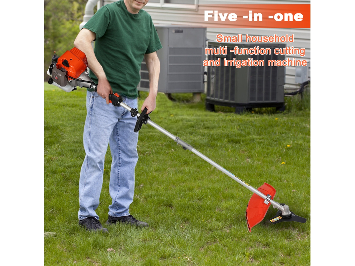 Aparador De Relva A Gasolina Flasidu 2 Tempos 52cc 2.3kw 8000r/min 9500r/min 1.2l 180×35cm Monocilíndrico Arrefecido A Ar A Gasolina