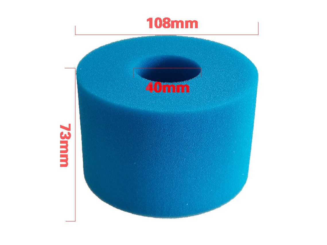Peças para cartucho de filtro de espuma lavável e reutilizável para banheira de hidromassagem Intex Pure Spa S1 Zeuxo