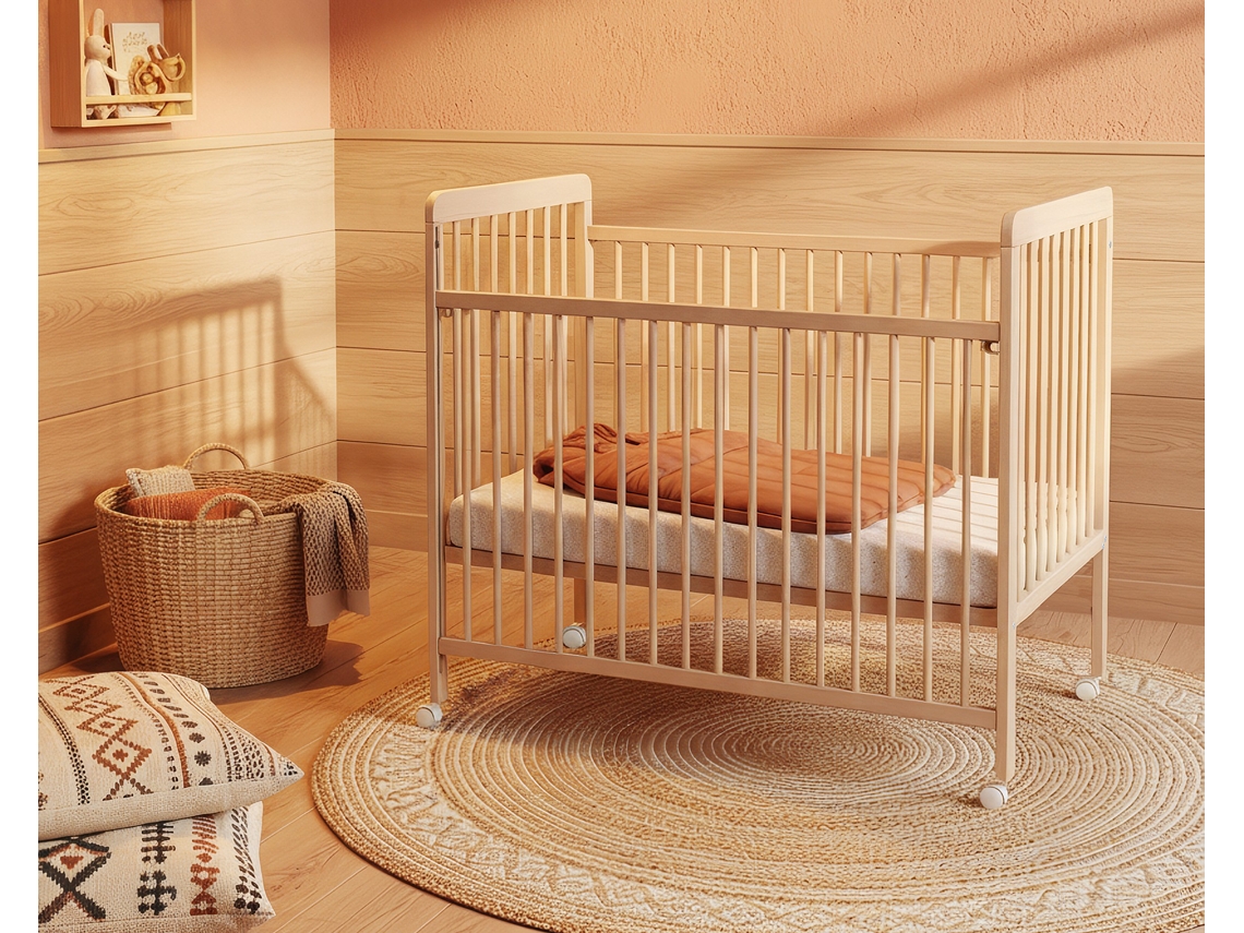 Berço Lateral Deslizante Essentiel De Madeira Webaby