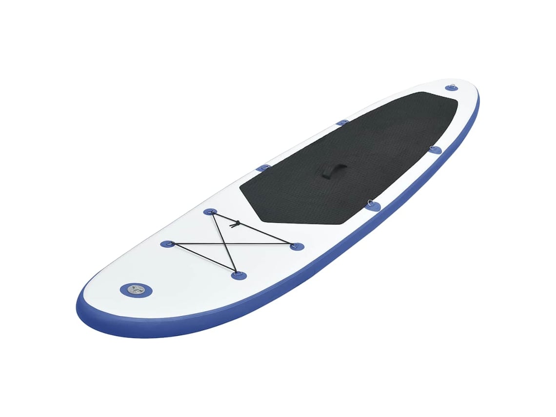 Prancha de paddle SUP insuflável VIDAXL azul e branco
