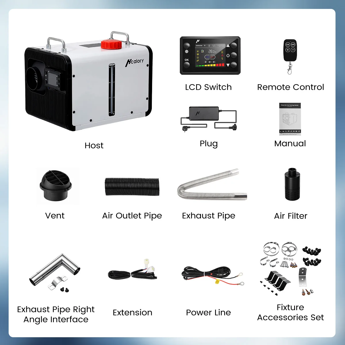 Aquecedor De Estacionamento, Aquecimento Eficiente, Controle Bluetooth, Hc2 H Oem