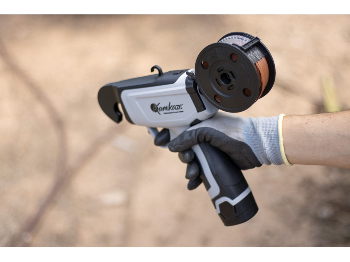 Máquina de Atar Sem Fios. Amarração Ø 25 Mm. 2 Ah. 14,4 V. Autonomia 16.000 Amarrações. Inclui Duas Baterias KAMIKAZE