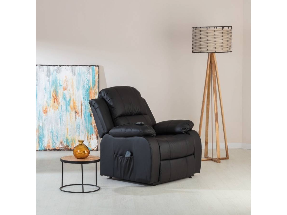 Poltrona Relax Reclinável NALUI Trevi Preto (88x84x100,5 cm)