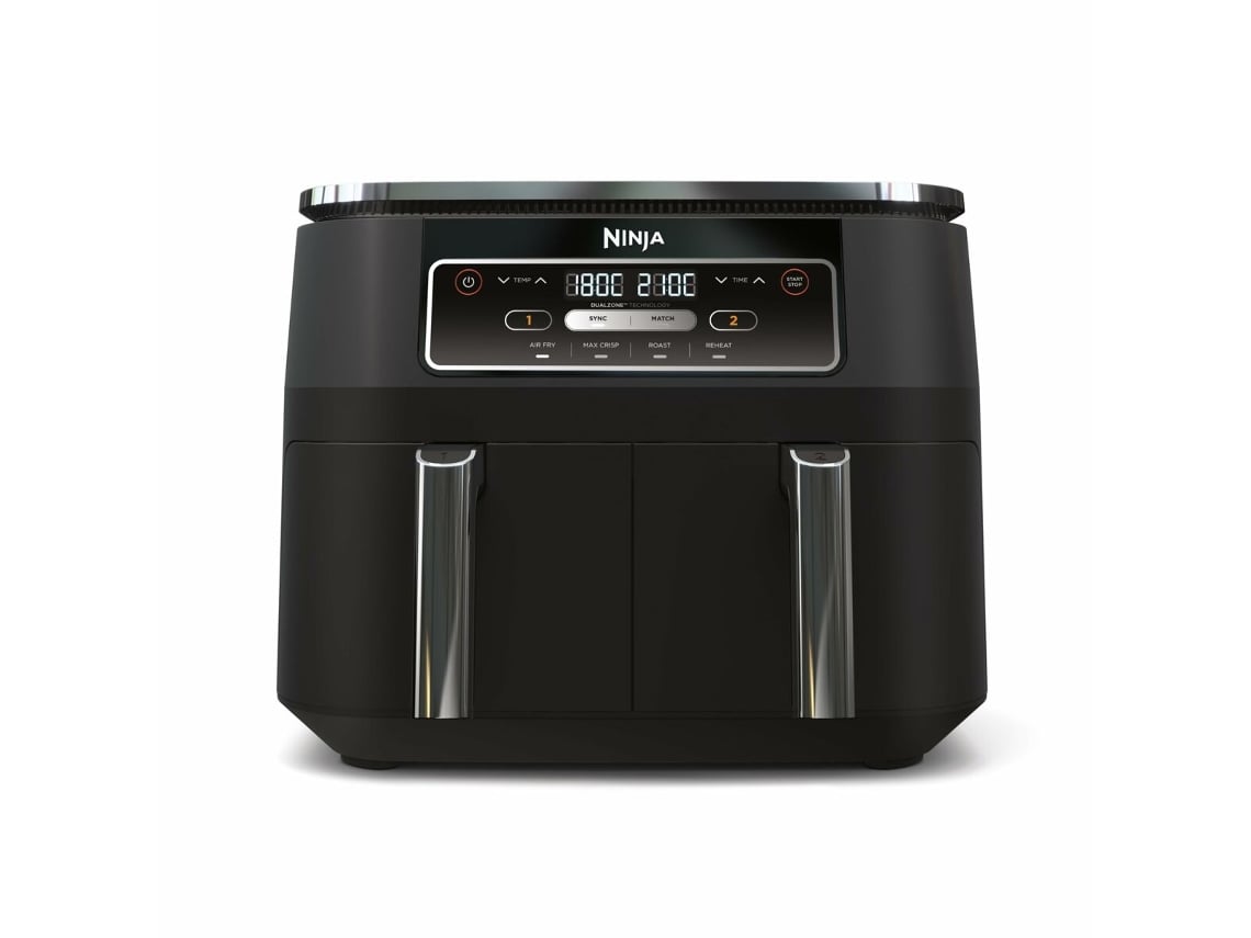 Fritadeira A Ar Ninja Foodi Af300eu 2 Gavetas 4 Modos De Cozinha Preto