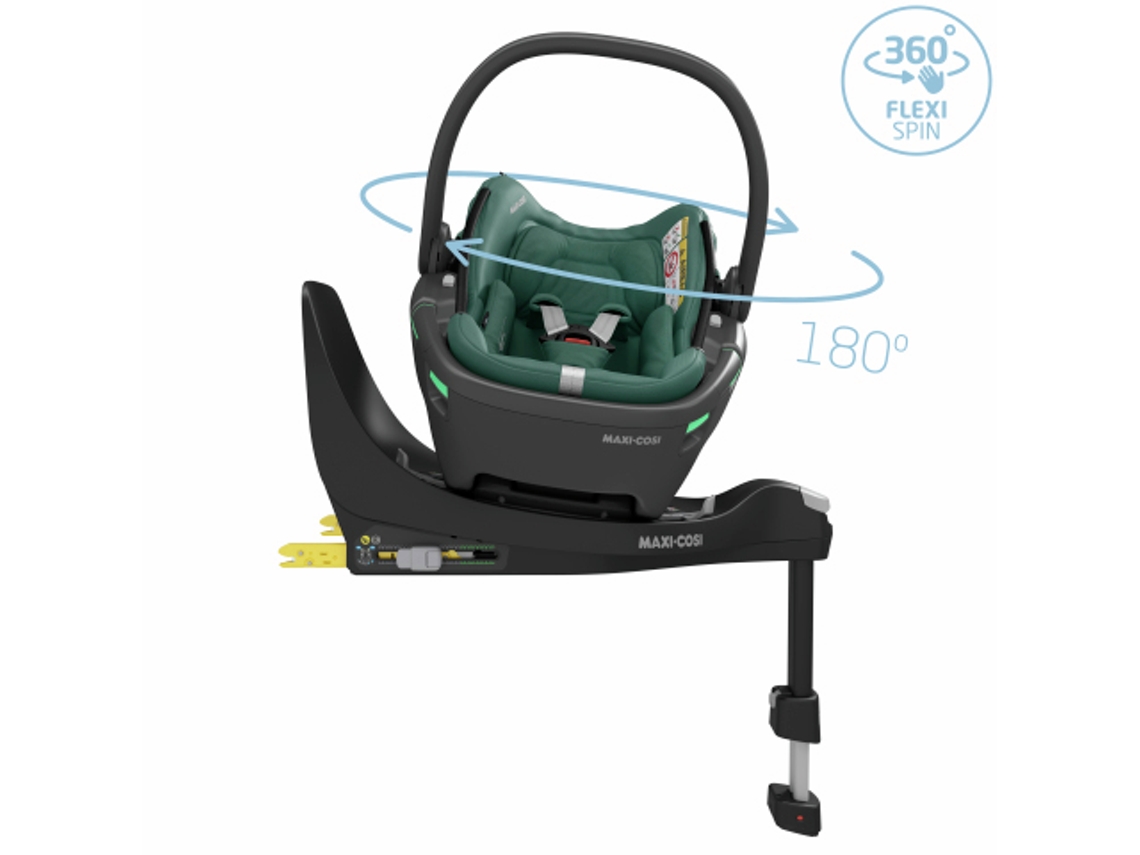 Cadeira auto para bebé modular desde o nascimento MAXICOSI Coral 360 Essential Green