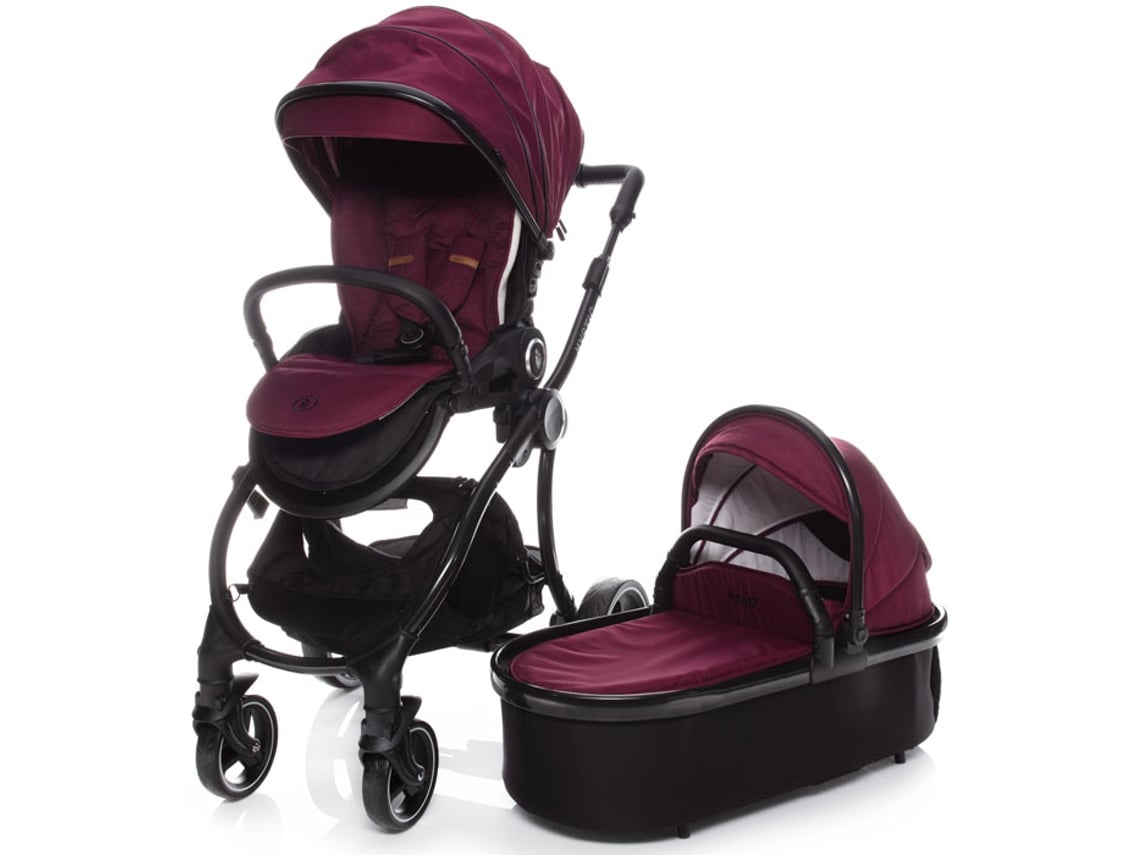 Carrinho de Bebé ZOPA 3 In 1 Mystic Bordó (Vermelho)
