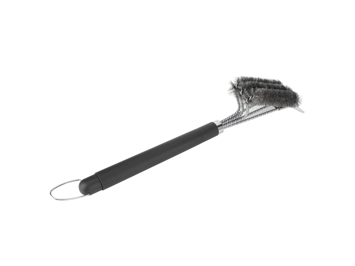 Escova Para Grelhar Aço Inoxidável Cabeça Única Escova De Limpeza Para Churrasco Raspador Acessórios De Cozinha
