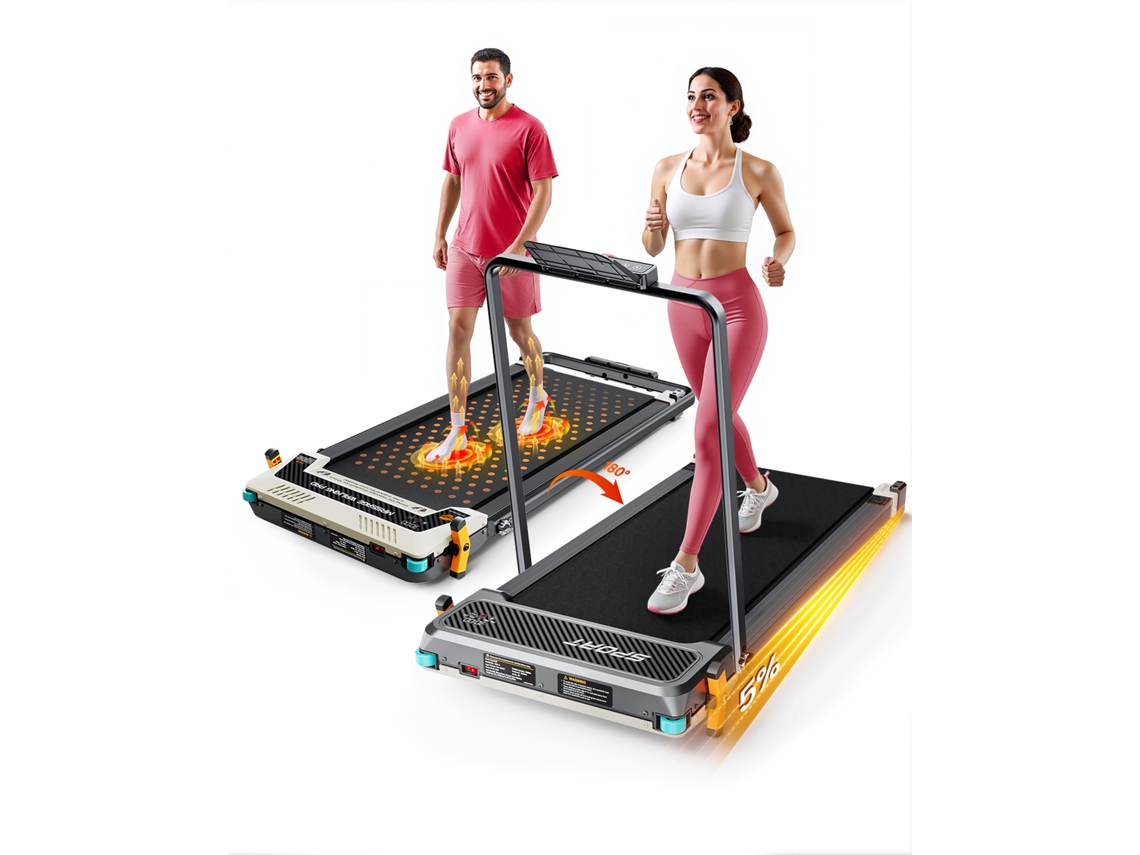 Tapete De Caminhada Akluer 520a B De Dupla Face Com Pega, Inclinação Manual E Massagem Integrada Para Os Pés.