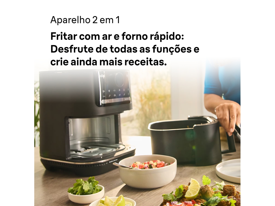 Fritadeira sem Óleo 2 em 1 BRAUN Air Fryer Multifry 5 HF5050BK (6 L - Preto)