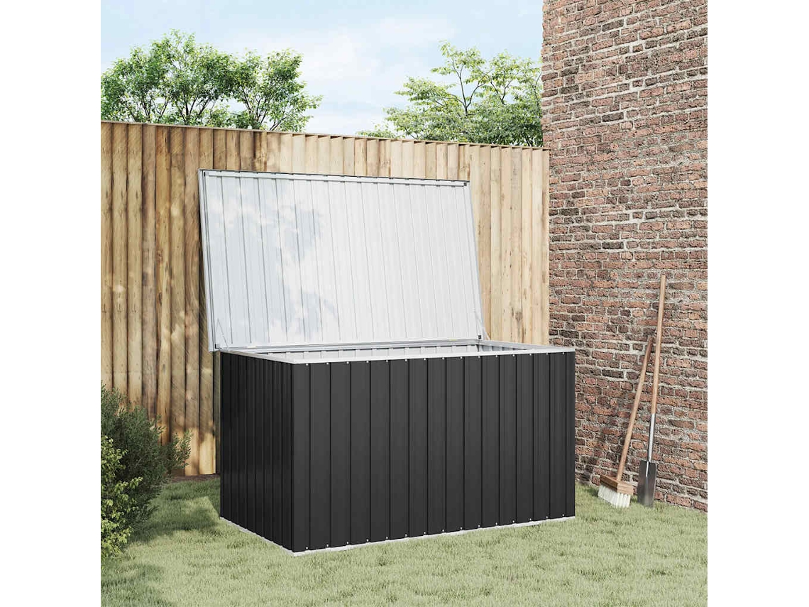 Baú de Armazenamento VIDAXL Antracite Aço (171x99x93 cm)