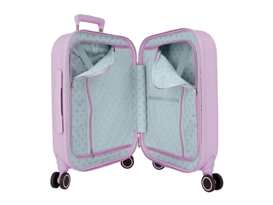 Mala De Cabine / Trolley 55cm 4r Enso Stitch Playful Lilás