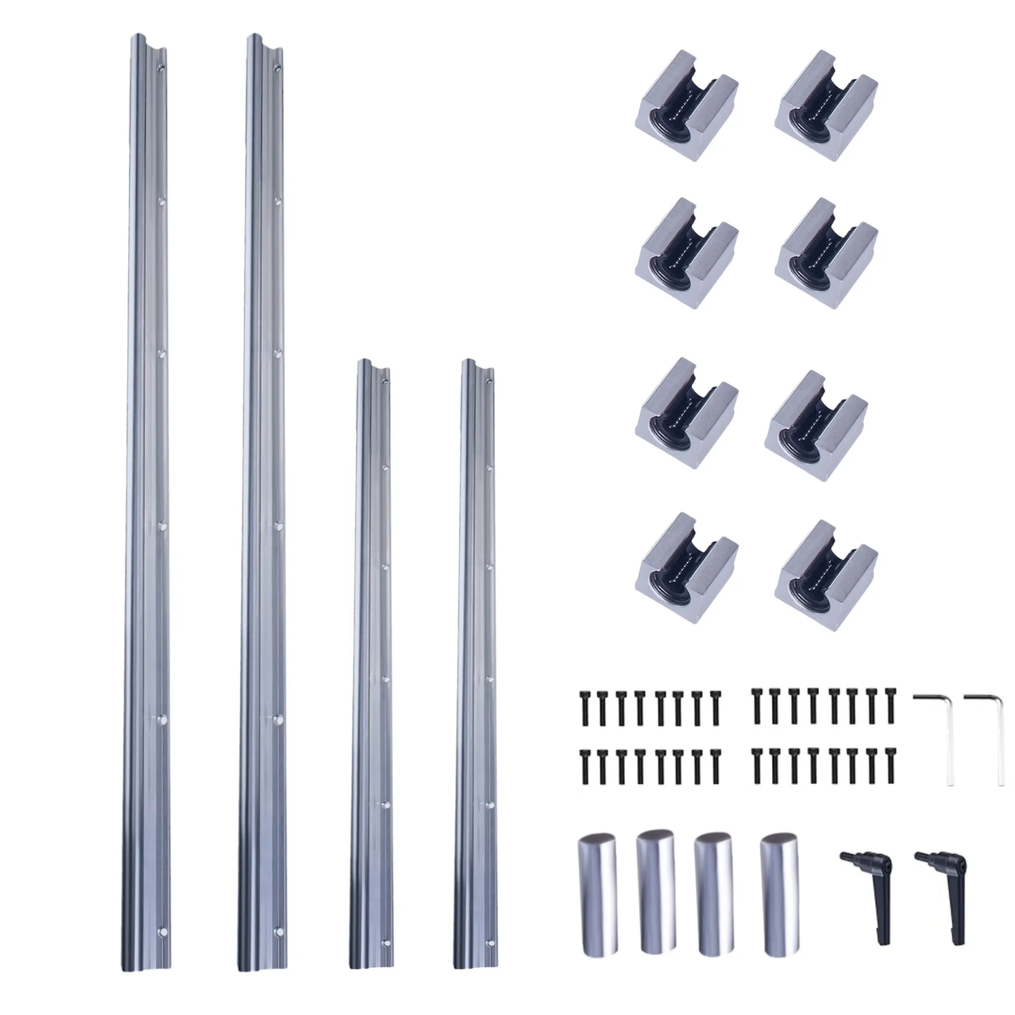 Trilho Guia Linear, Vários Comprimentos Disponíveis, 4500mm, 4500mm, Sbr16 Oem