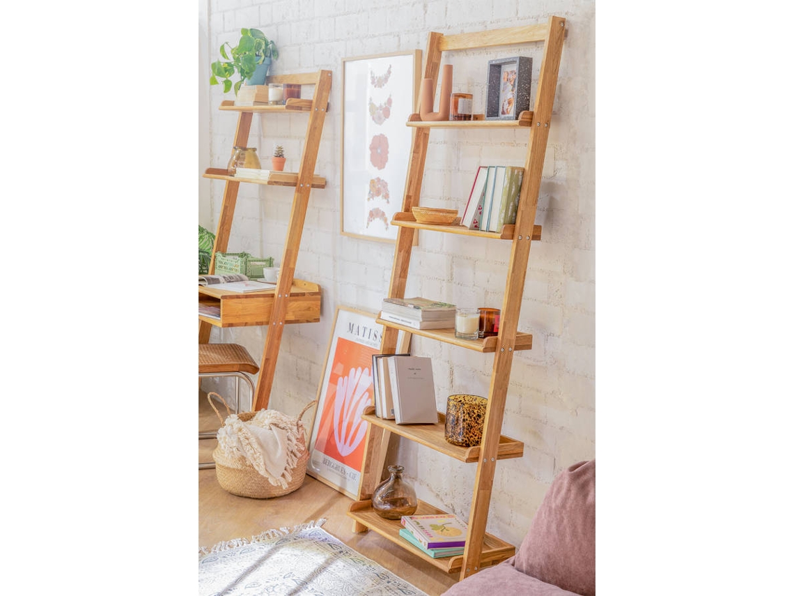 Prateleiras de madeira SKLUM Garland (Madeira - Castanho - 178.5x64x45cm)