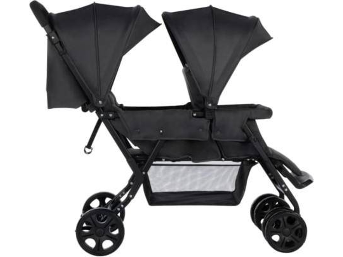 Carrinho duplo Teamy da BEBECONFORT Mineral Graphite