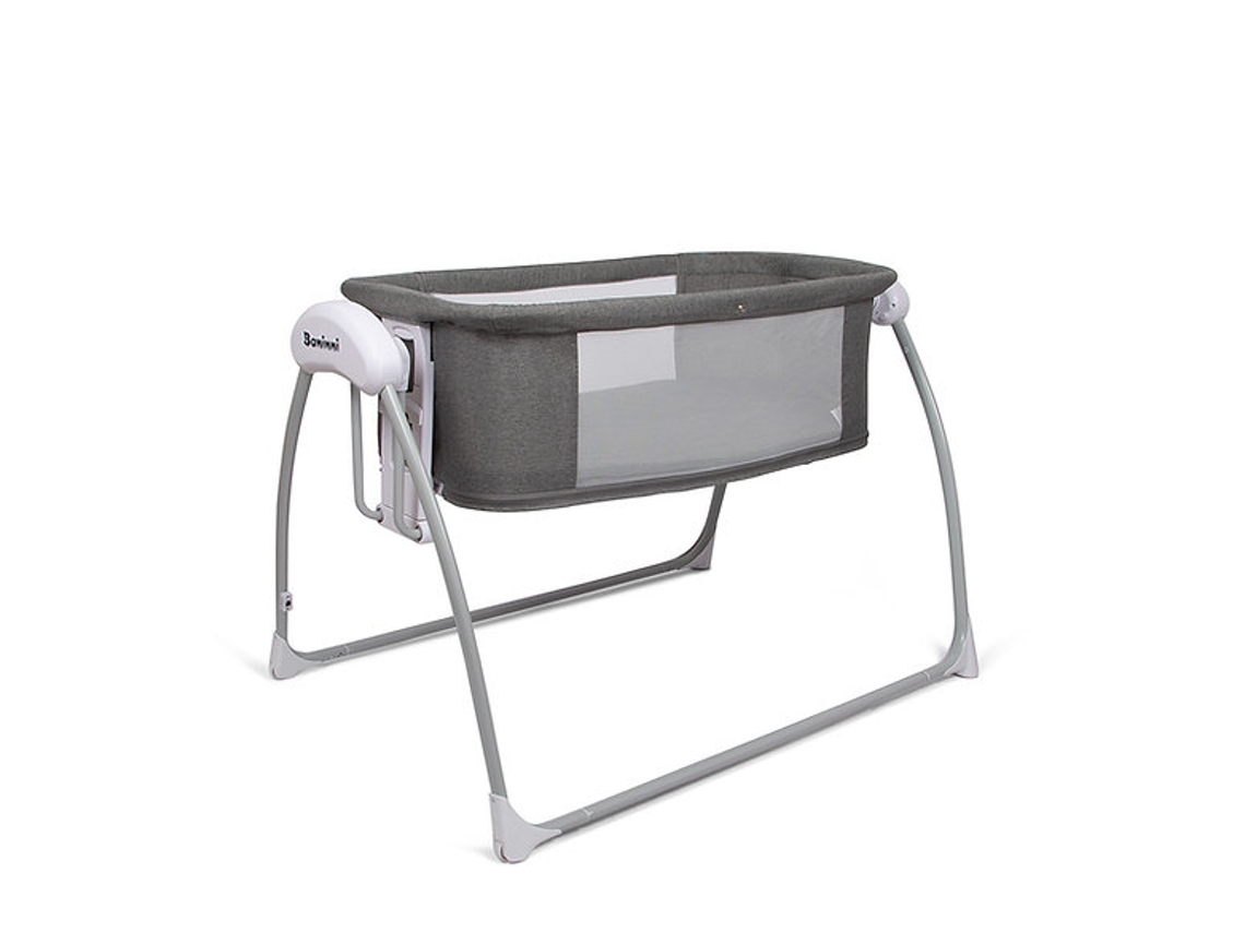 Berço De Baloiço Elétrico Coco 4em1 Gray Baninni