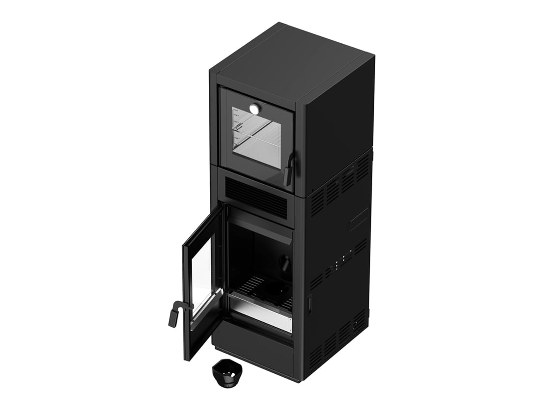 Salamandra A Pellets Sannover Ardoria 13 Kw Com Forno