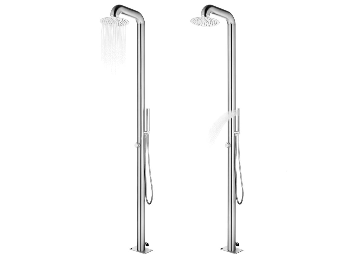 Chuveiro De Jardim (225 Cm Aço Inoxidável)