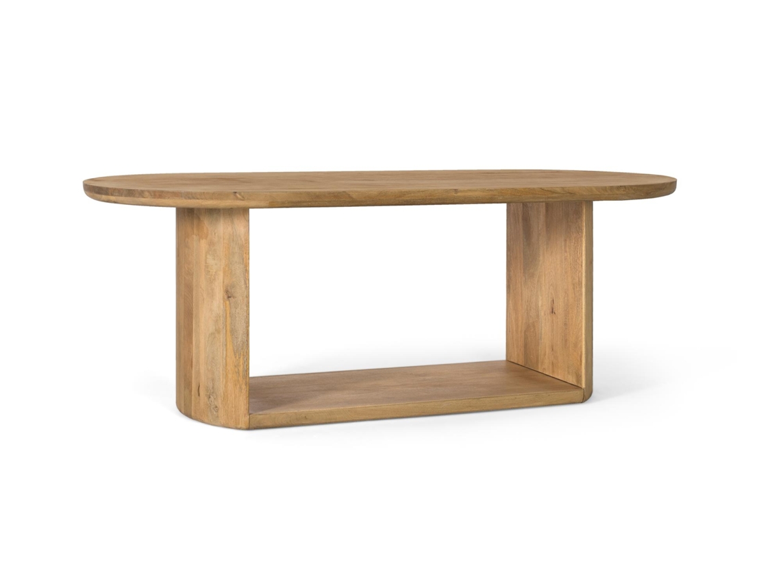 Mesa Oval Em Madeira De Manga 210 Cm Giner Y Colomer