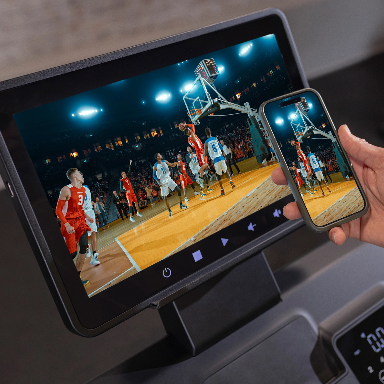 Passadeira Série T5s Dobrável com Ecrã Tátil de 15,6 Polegadas Inspire