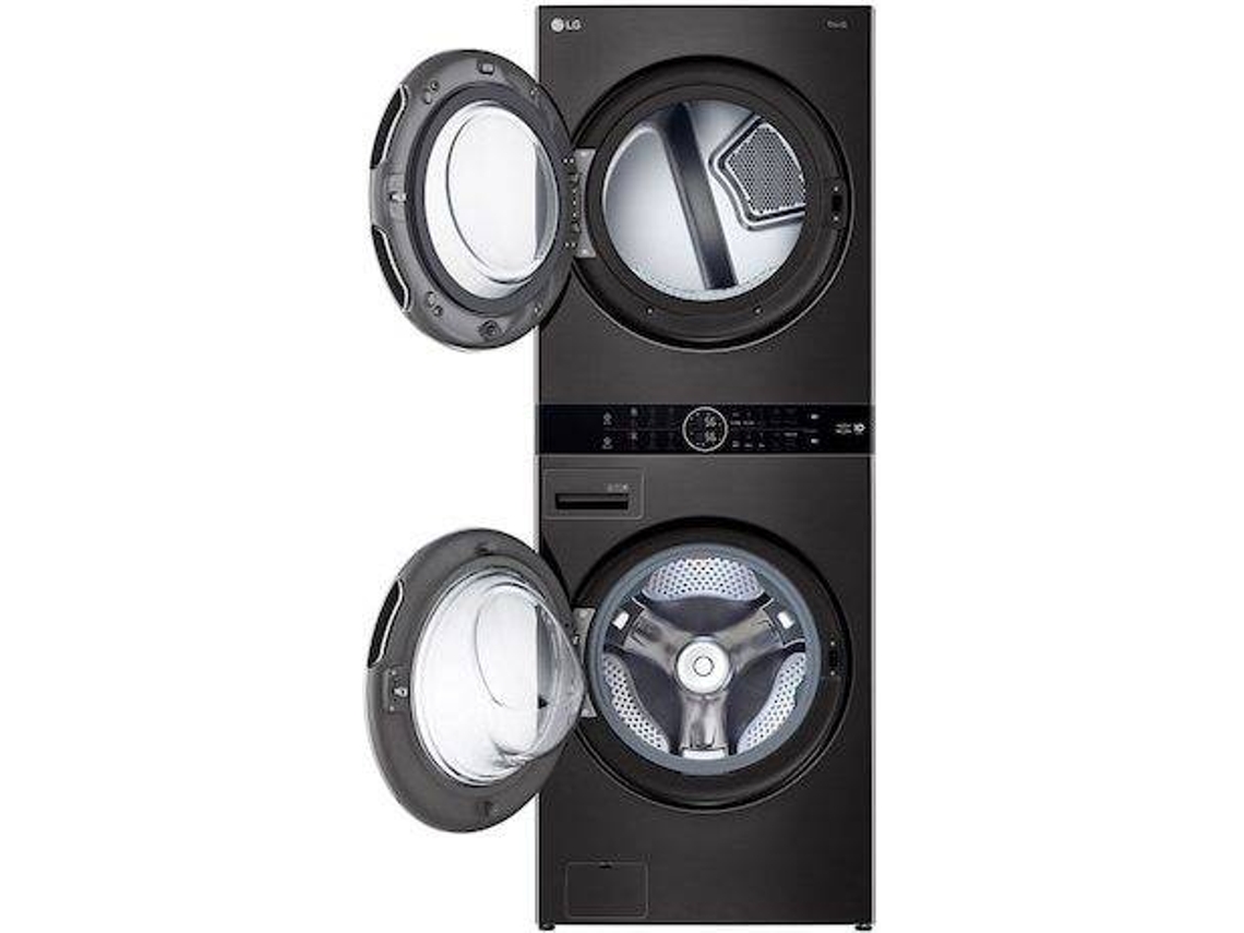 Máquina de Lavar e Secar Roupa LG WashTower 1716BBF (12/10 Kg - 1400 rpm - Preto)