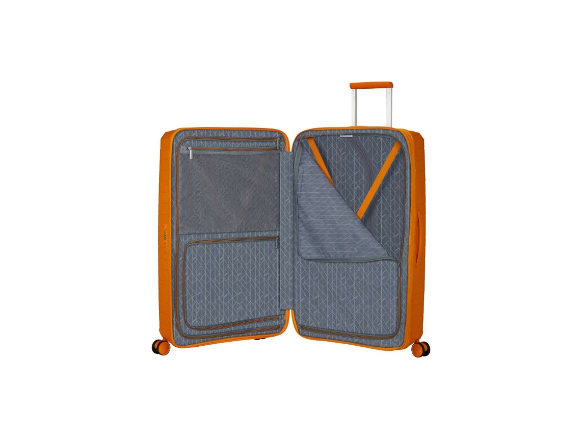 Mala De Viagem Grande American Tourister Fastforward 78cm 4 Rodas Expansível Laranja Radiante 108l