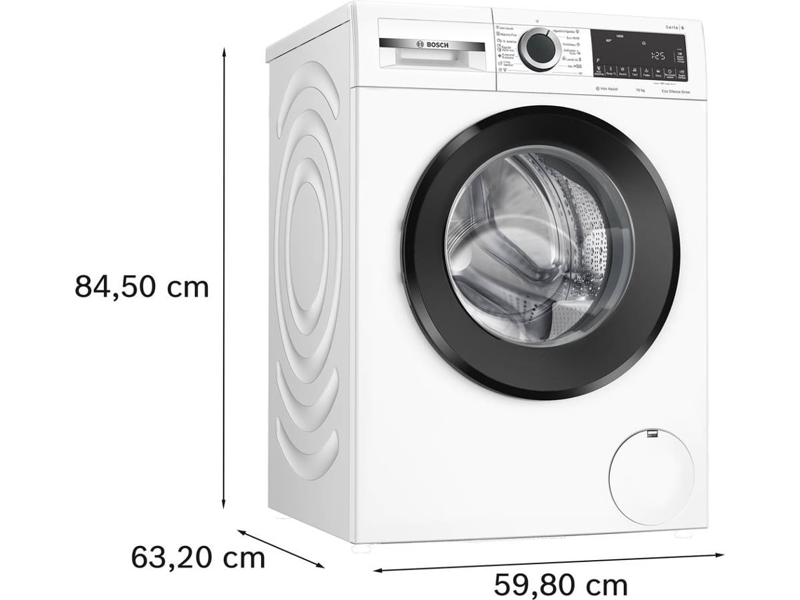 Lavadora BOSCH WGG254Z5ES (10 Kg - 1400 rpm -  Blanco)