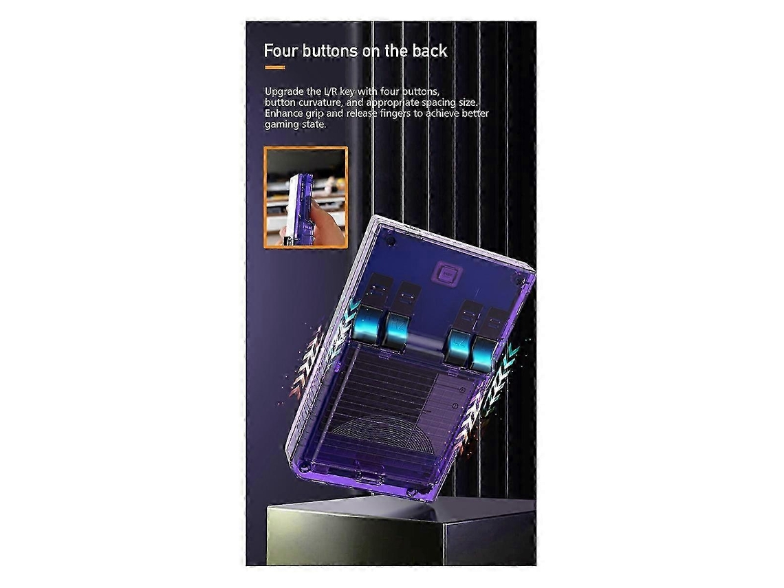 Console De Jogos Portátil Com Tela Ips De 3,5 Polegadas E Sistema Linux Para Ps1, B Nostalgia88