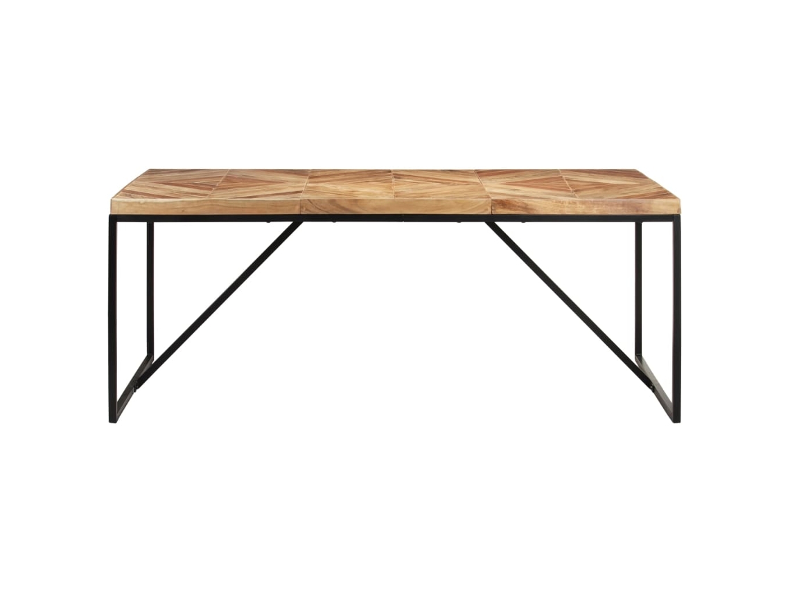 Mesa de jantar VIDAXL Marrom Madeira (180x90x76 cm)