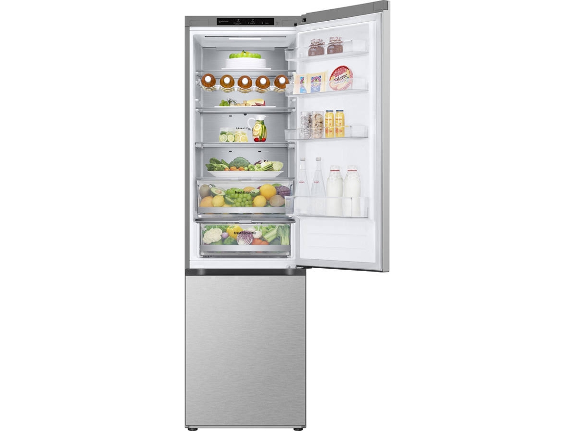 Frigorífico Combinado LG GBV7280BMB (No Frost - 203 cm - 387 L - Inox)