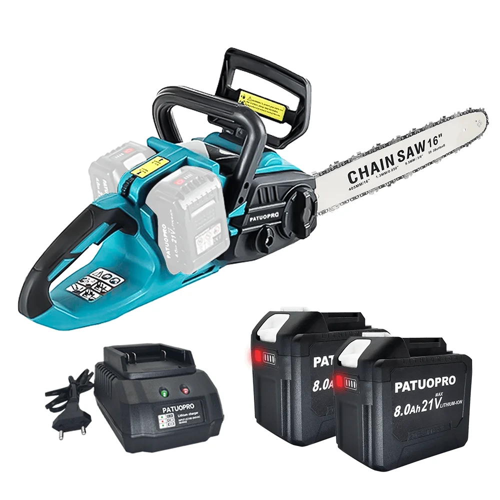 Serra Elã©trica, Motor Sem Escovas, Design Amigã¡vel Ao Usuã¡rio, 2pcs 8.0ah Bateria, Ue Oem